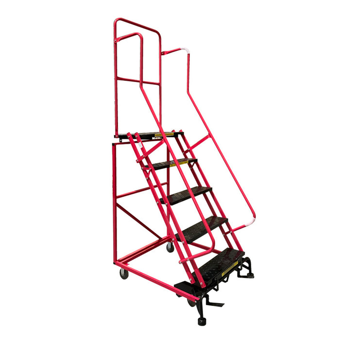 Escalera Tipo Avión de Acero 1,2 m - 5 Peldaños - 113 kg - Magna Plus