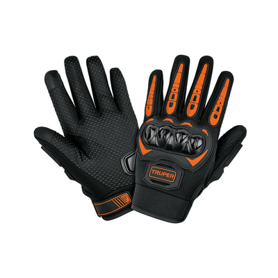 GUANTE MOTOCICLISTA T-9 C/PROTECCION TRUPER GU-974