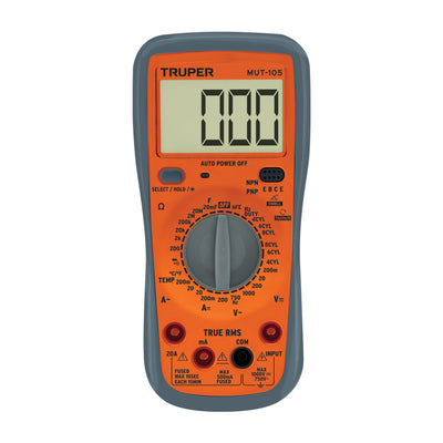 MULTIMETRO DIGITAL PROFESIONAL MUT-105 TRUPER
