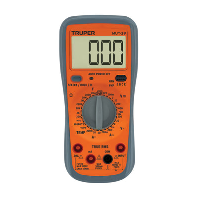 MULTIMETRO DIGITAL PROFESIONAL MUT-39 TRUPER