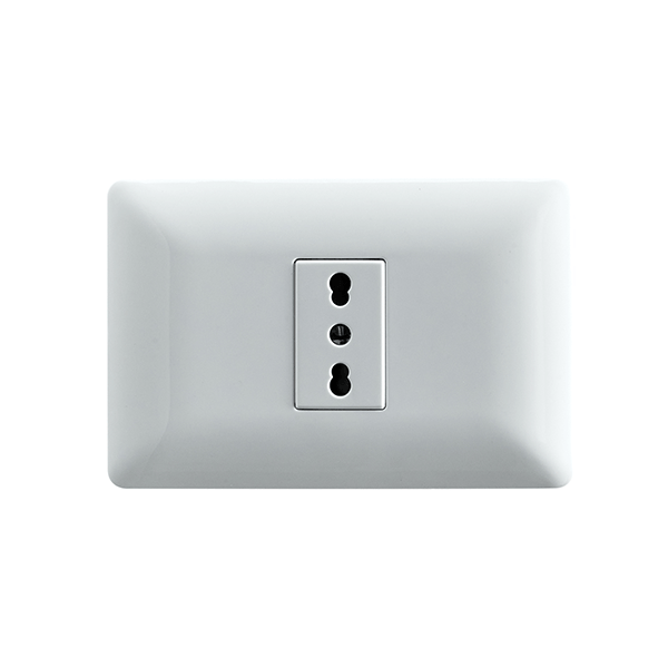 Enchufe Simple Bipaso 10/16A 250V (Blanco) STANFORD