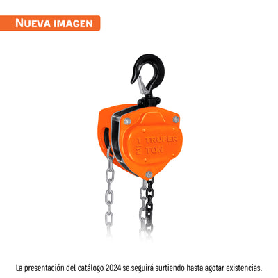 TECLE TRUPER CADENA 0,5 TON X 3 MTS # POL-1/2