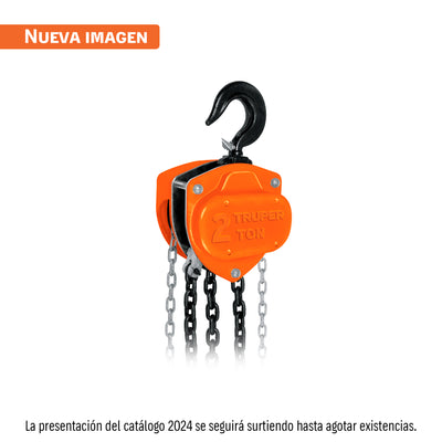 TECLE 2 TONELADAS 3 MTS POL-2 TRUPER