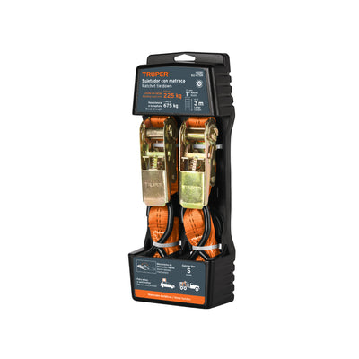 Eslinga Truper 2 Piezas 3M X 1"