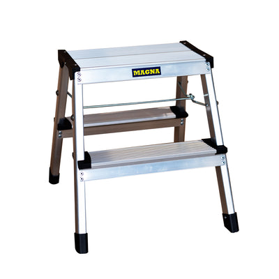 Piso Escalera Plegable de Aluminio Liviano Magna Plus