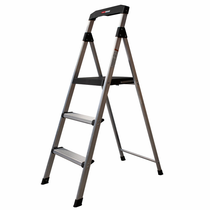 Piso Escalera Plegable Industrial Reforzado 3 Peldaños - Magna Plus
