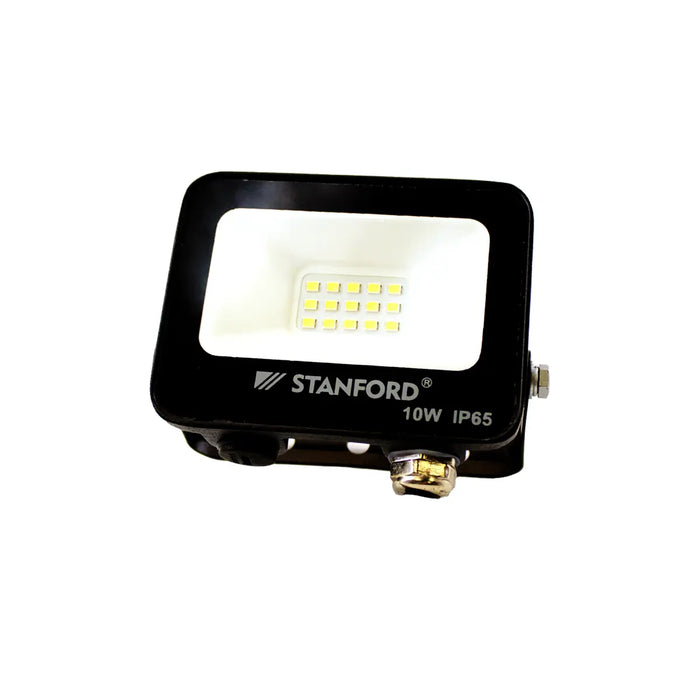 Proyector Slim Negro 10W IP65 6500K STANFORD