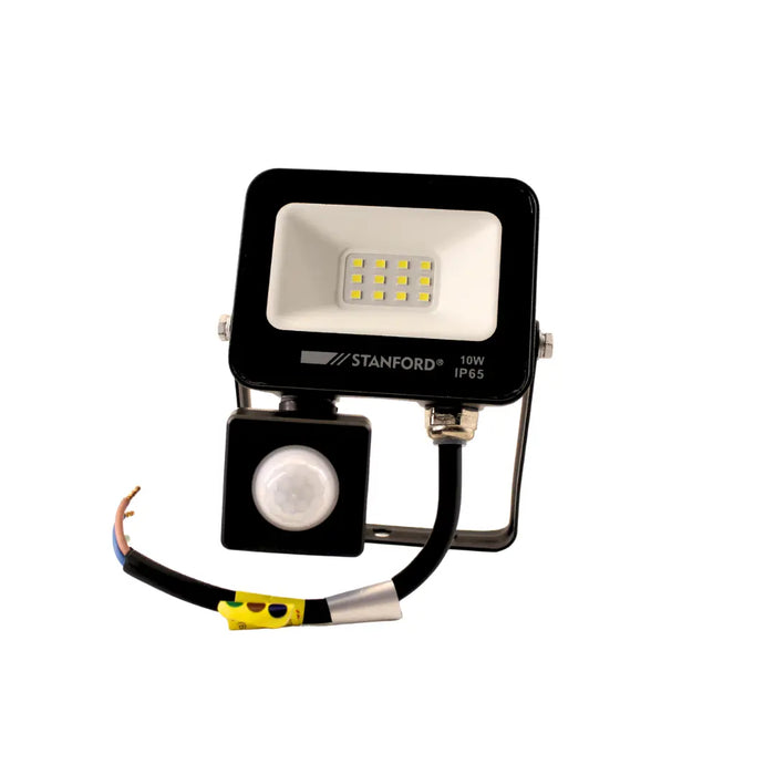PROYECTOR SLIM NEGRO C/SENSOR 10W 6500K  STANFORD