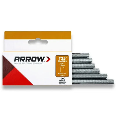 GRAPAS T25 3/8” ( caja de 100 unidades )