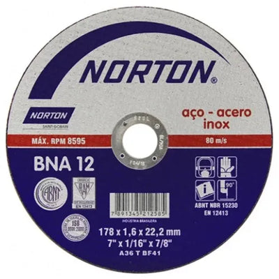 DISCO CORTE 7 X 1.6 MM #BNA-12  (66252846559)