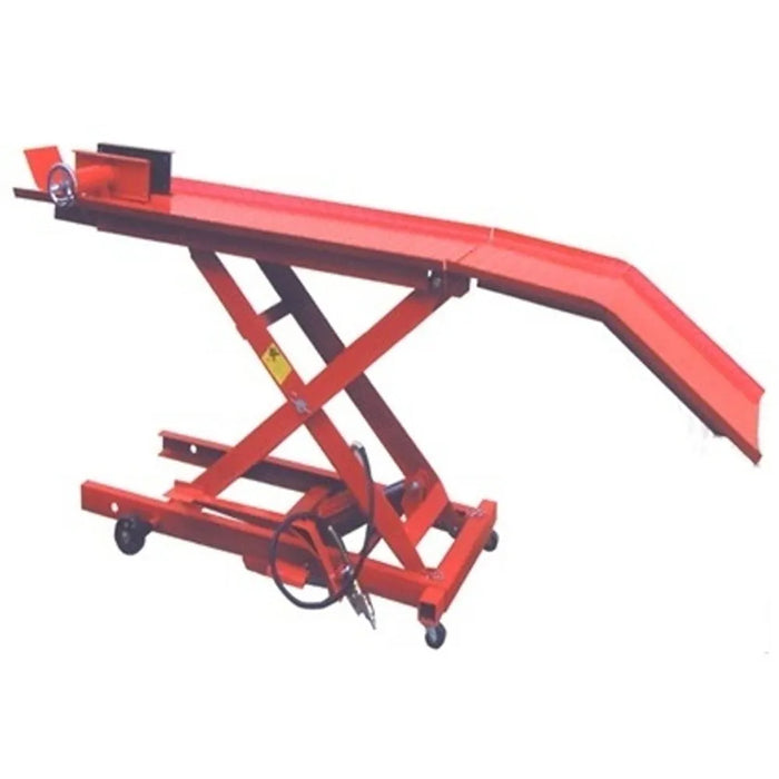 ELEVADOR HIDRAULICO P/MOTO CAP.800 LBS (SP-18101)
