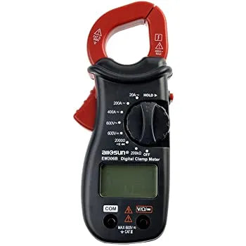 AMPERIMETRO DE TENAZA 6 FUNC. (EM306B)
