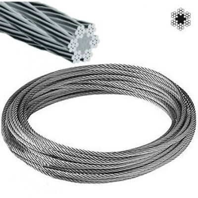 CABLE ACERO GALV.(MT) 6X7X5 MM. (6X7X5)
