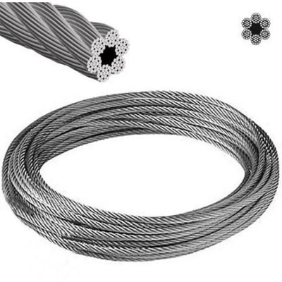 CABLE ACERO GALV.(MT) 6X19X5 MM. (6X19X5)