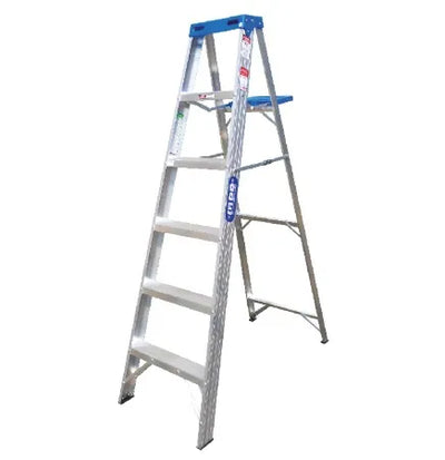 ESCALERA TIJERA ALUM. 3.66 MT, H.DUTY AZUL(5015)