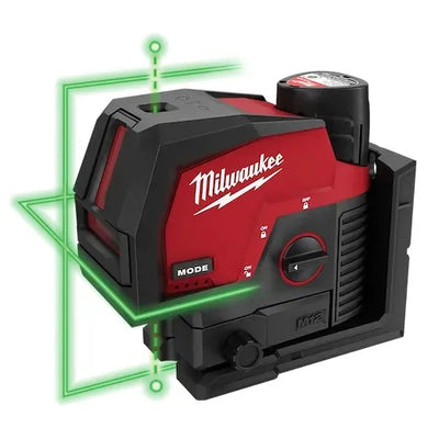 NIVEL LASER DOS LINEAS Y PUNTOS VERDE BATERIA M12 (3622-20)