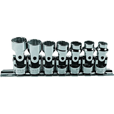 Jgo. Dados []3/8" Art. 9-15 Mm ,7 Pz. (J52200)