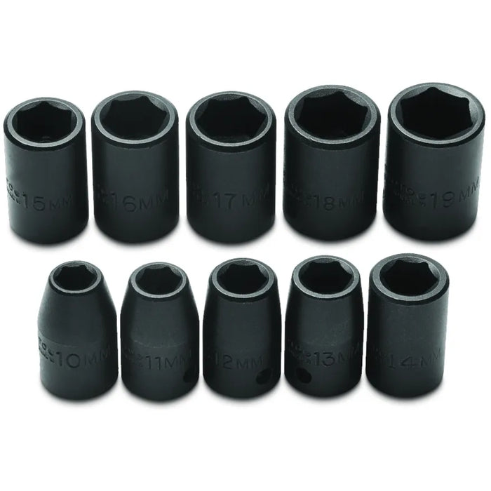 Jgo. Dados []1/2" Impacto 10 A 19 Mm.(J74202)