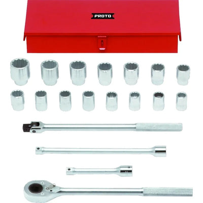 Jgo. Dados []3/4" 24-46 Mm. 19 Pzas (J55200A)