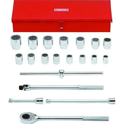 Jgo. Dados []3/4" 7/8"-2" 20 Pzas (J55102A)