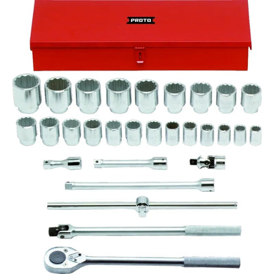 Jgo. Dados []3/4" 7/8"-2.3/8" 29 Pzas (J55104A)