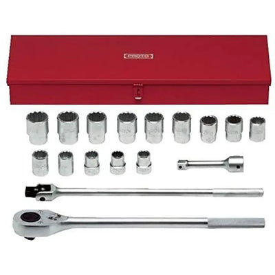 Jgo. Dados []1" 1.1/16"-2" 17 Pzas (J57100A)