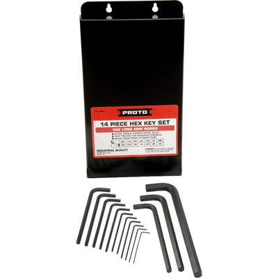 Jgo. Llaves Allen 0,05"-1/2", Lar. 14 Pz. (J4987