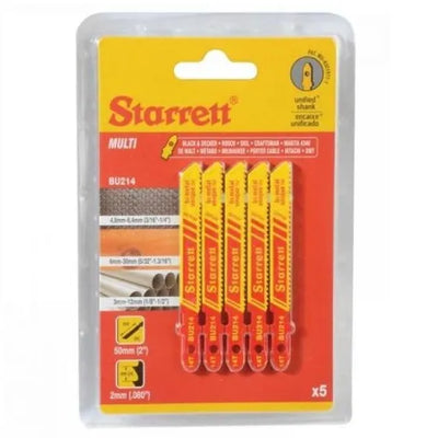 KIT 5 SIERRAS BIMETAL 14DPPX50 MM.  (BU214)