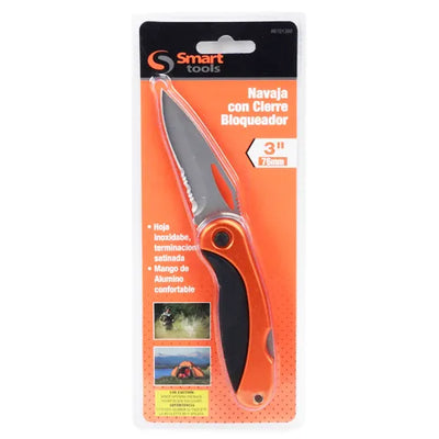CUCHILLO CON TRABA TRASERA 3 T/ELECTRICISTA