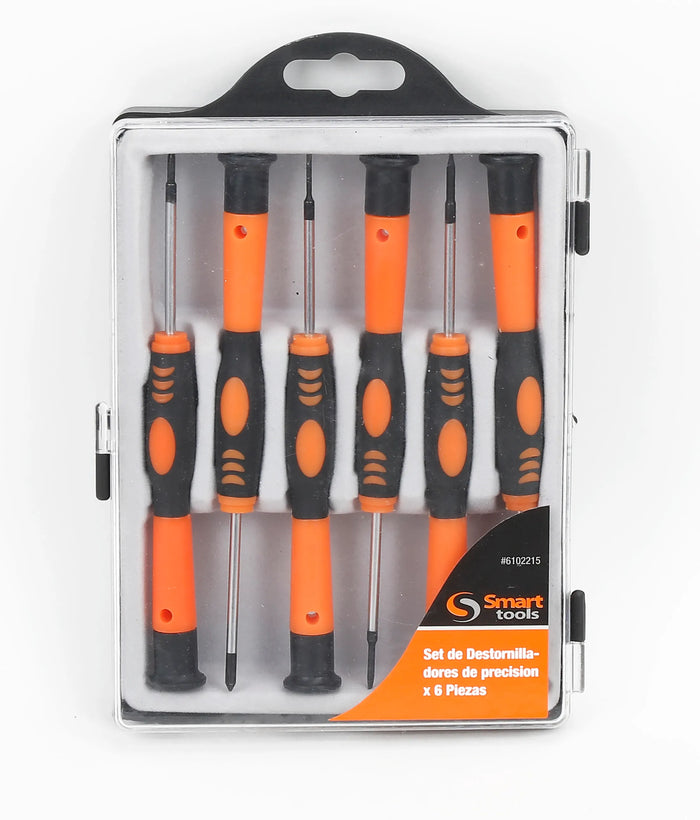 JGO. DESTORNILLADORES PRECISION 6 PZS.