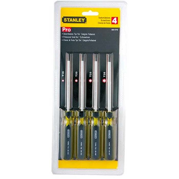 Jgo. Destornill. 4 Pzs. Torx R/A. (Stht69173)