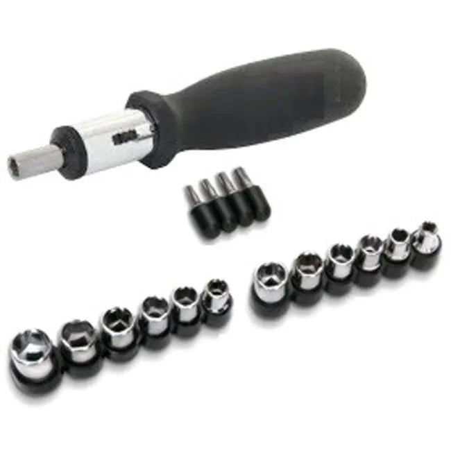 Jgo. Dados []1/4" 17 Pzas. Y Destor. (Vi-01302)
