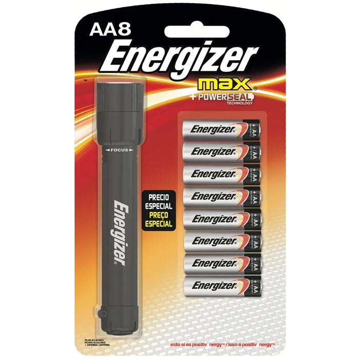 LINTERNA ALUMINIO 100L+ 8 PILAS AA (929829)