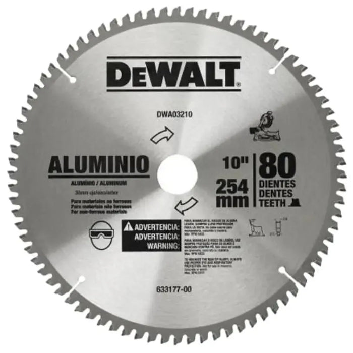 DISCO SIERRA 10 80D  P/AL (DWA03210)