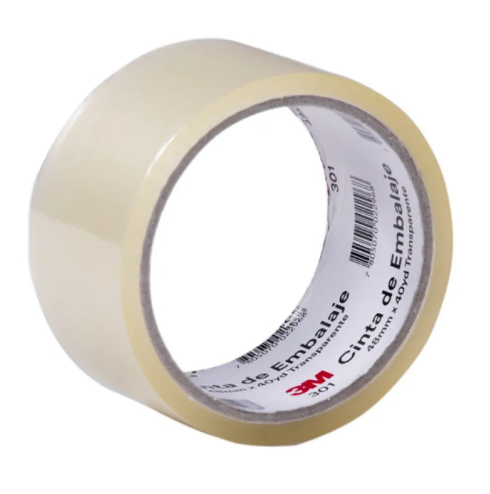 CINTA EMBALAJE 48MMx40YD 36R/B #301T TRANSPARENTE