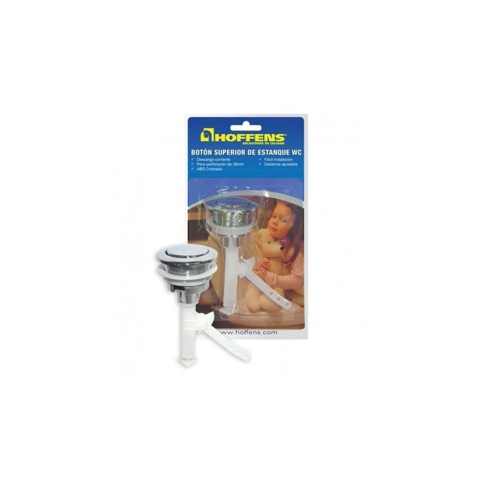 Boton Superior Cromado Para Estanque Universal Hoffens