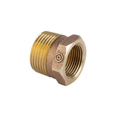 Bushing de bronce reducción hilo exterior a hilo interior