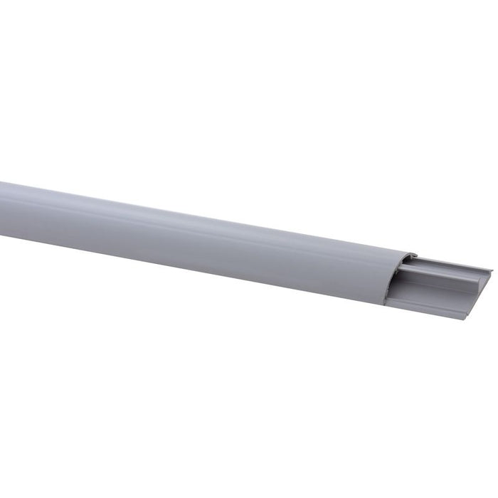 Canaleta PVC Piso Gris con Adhesivo