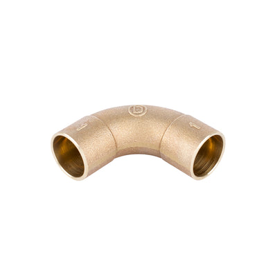 Curva de bronce para soldar