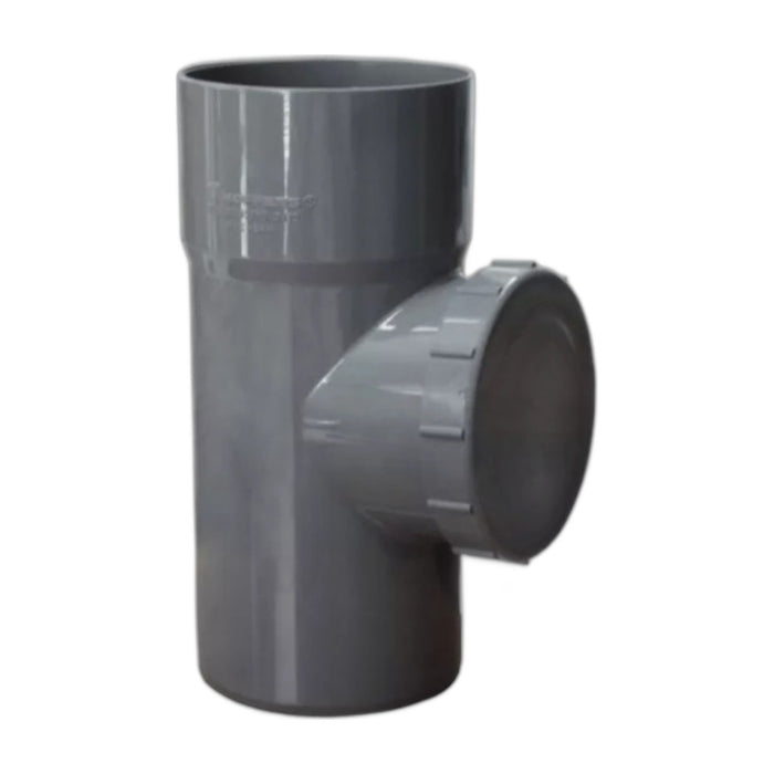 Tee Registro Sanitario PVC Gris Hoffens