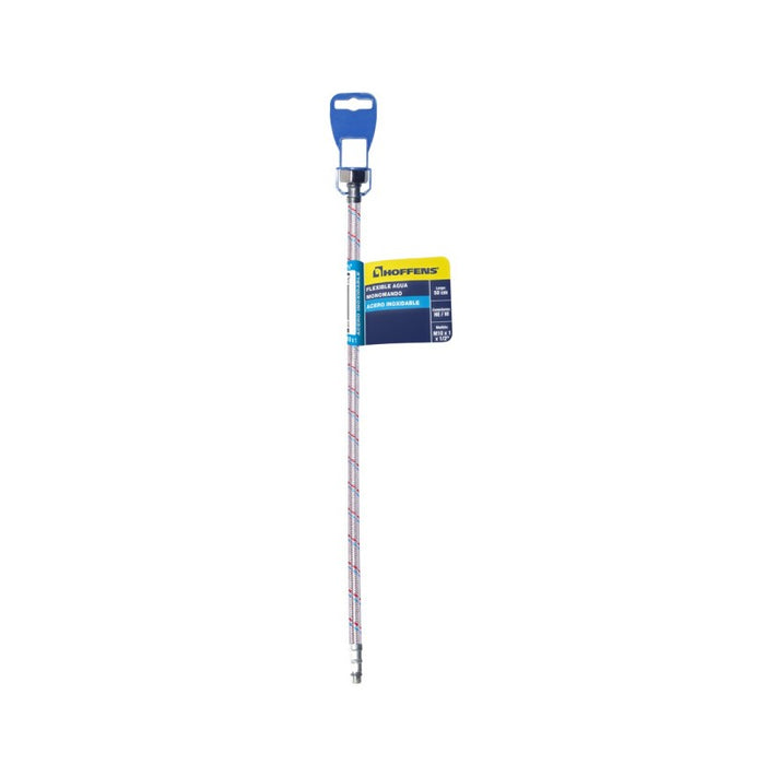 Flexible HE HI M10x1 X 50cm Azul Rojo Para Monomando Inox Hoffens