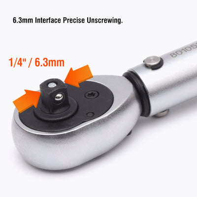 Llave de Torque 5-25 Nm con Accesorios 13 Piezas Harden