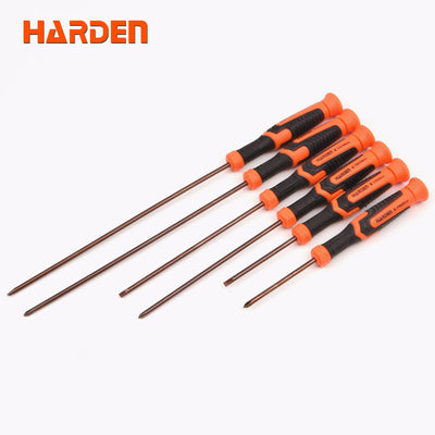 Kit Destornillador 6 Piezas Cruz y Paleta Harden