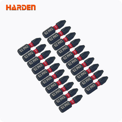 PH2x25 mm Puntas Destornillador Bit 20 Piezas Harden