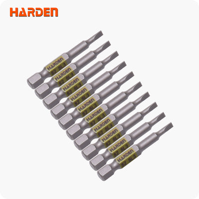 SL3x50 mm Puntas Destornillador Bit 10 Piezas Harden