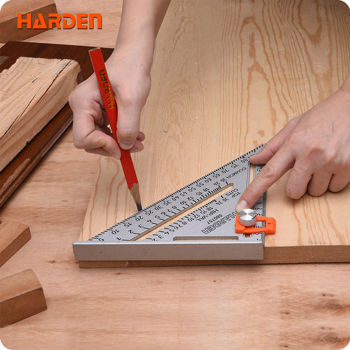 Escuadra Triangular 7" de Aluminio Harden