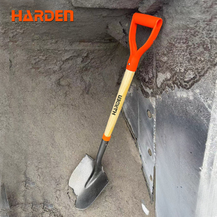 Pala Punta Huevo Mango Madera Harden