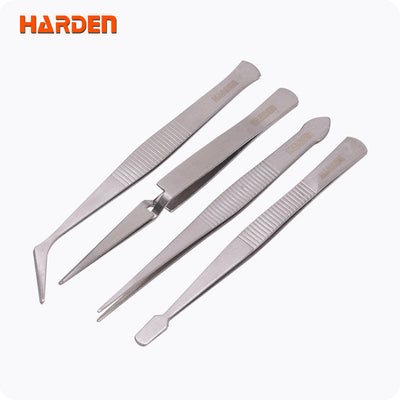 Set 4 Pinzas de Precisión Antimagnéticas Harden