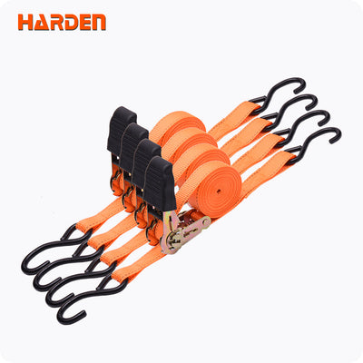 Cintas Tiedown 25mmX5M 500 kg 4 Piezas Harden
