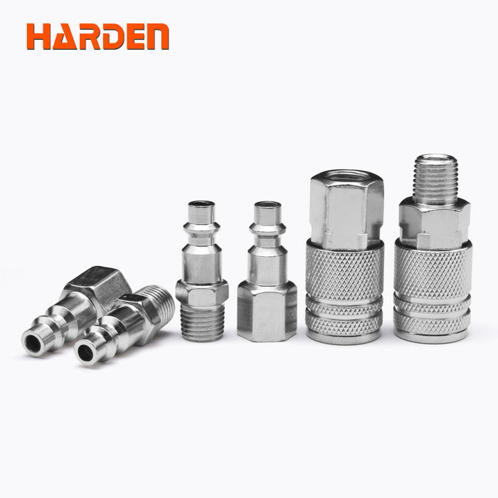 Set 6 Piezas Conectores Americanos 1/4 Harden